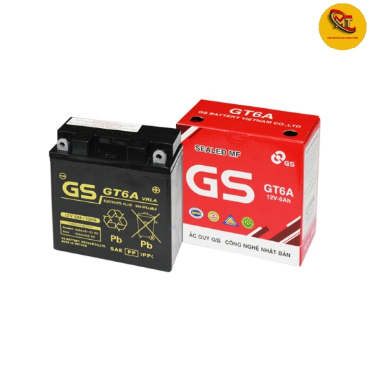 Ắc Quy Xe Máy GS GT6A 12V-6AH