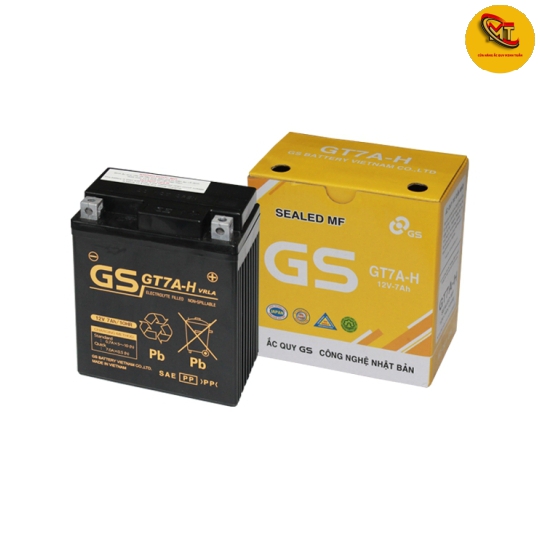 Ắc Quy Xe Máy GS GT7A-H 12V-7AH