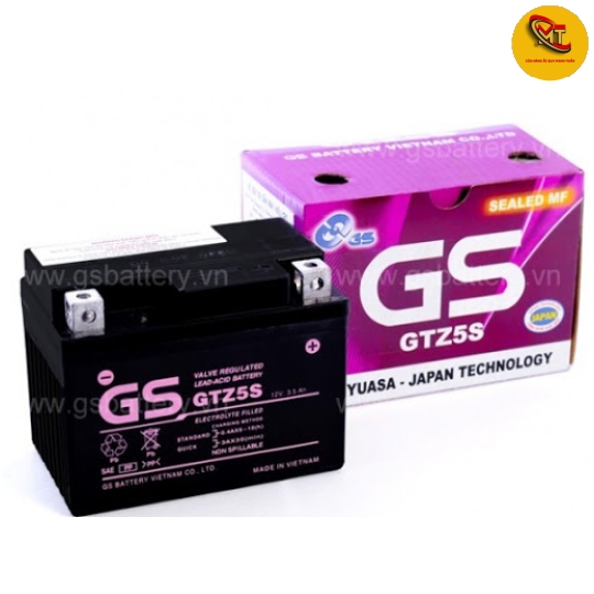 Ắc Quy Xe Máy GS GTZ5S 12V-3.5AH