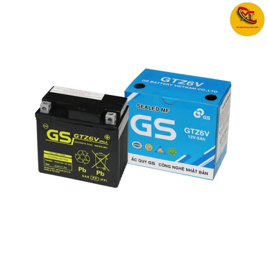 Ắc Quy Xe Máy GS GTZ6V 12V-5AH